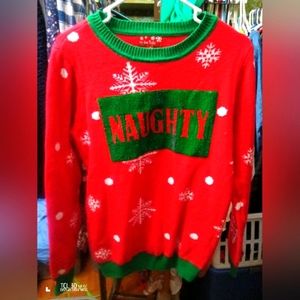 NAUGHTY Christmas sweater